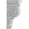 Ekena Millwork 26 7/8"W x 17 1/2"H x 2 5/8"P Rose Capital (Fits Pilasters up to 19 1/4"W x 2 5/8"D) CAP26X17X02RO - alternate 3